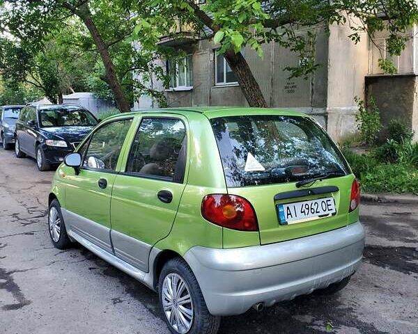 Зеленый Дэу Матиз, объемом двигателя 1 л и пробегом 122 тыс. км за 2500 $, фото 4 на Automoto.ua