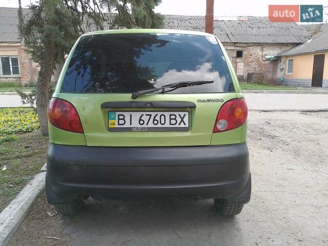 Зелений Деу Матіз, об'ємом двигуна 0.8 л та пробігом 60 тис. км за 2500 $, фото 4 на Automoto.ua
