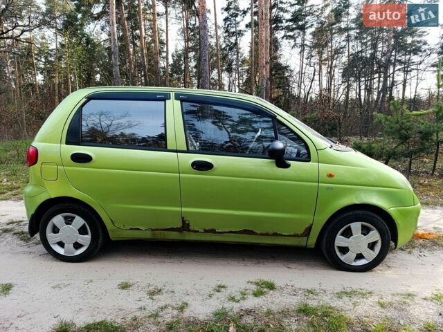 Зелений Деу Матіз, об'ємом двигуна 0.8 л та пробігом 155 тис. км за 1700 $, фото 5 на Automoto.ua