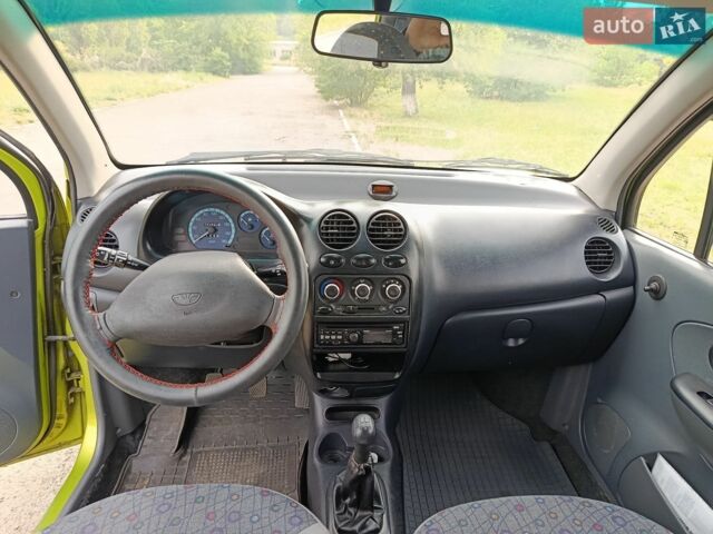 Зеленый Дэу Матиз, объемом двигателя 0.8 л и пробегом 72 тыс. км за 2300 $, фото 13 на Automoto.ua