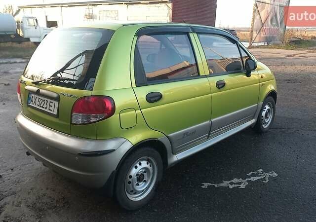 Зелений Деу Матіз, об'ємом двигуна 1 л та пробігом 53 тис. км за 4200 $, фото 4 на Automoto.ua