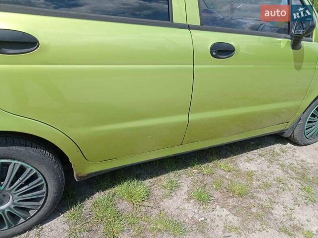 Зеленый Дэу Матиз, объемом двигателя 0.8 л и пробегом 112 тыс. км за 2541 $, фото 1 на Automoto.ua