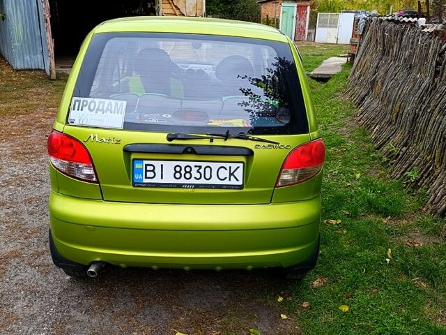 Зелений Деу Матіз, об'ємом двигуна 0.8 л та пробігом 147 тис. км за 2300 $, фото 2 на Automoto.ua