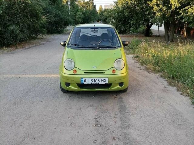 Зелений Деу Матіз, об'ємом двигуна 0.8 л та пробігом 160 тис. км за 2500 $, фото 1 на Automoto.ua