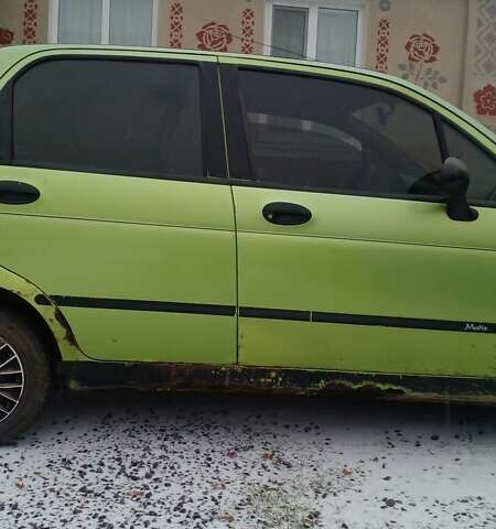 Зеленый Дэу Матиз, объемом двигателя 0.8 л и пробегом 120 тыс. км за 1100 $, фото 5 на Automoto.ua