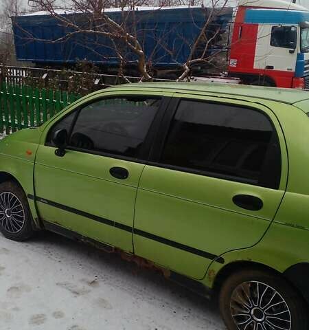 Зеленый Дэу Матиз, объемом двигателя 0.8 л и пробегом 120 тыс. км за 1100 $, фото 3 на Automoto.ua