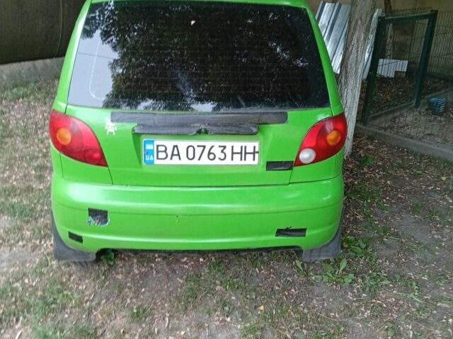 Зелений Деу Матіз, об'ємом двигуна 0.8 л та пробігом 150 тис. км за 1500 $, фото 2 на Automoto.ua