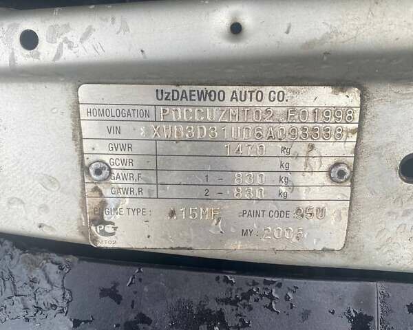 Серый Дэу Нексия, объемом двигателя 1.5 л и пробегом 158 тыс. км за 1800 $, фото 4 на Automoto.ua