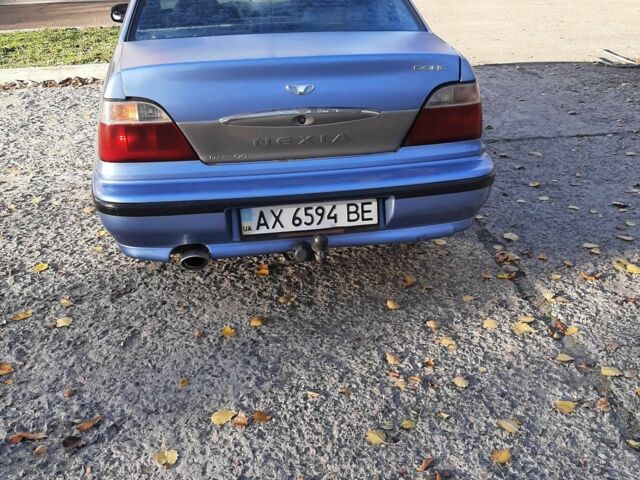 Синий Дэу Нексия, объемом двигателя 1.6 л и пробегом 230 тыс. км за 1100 $, фото 6 на Automoto.ua