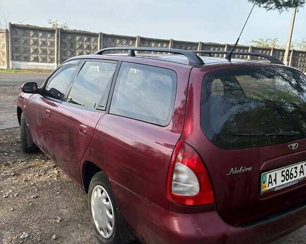 Красный Дэу Нубира, объемом двигателя 1.6 л и пробегом 190 тыс. км за 2350 $, фото 7 на Automoto.ua