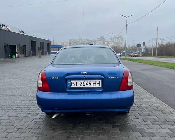 Синий Дэу Нубира, объемом двигателя 1.6 л и пробегом 444 тыс. км за 1900 $, фото 1 на Automoto.ua