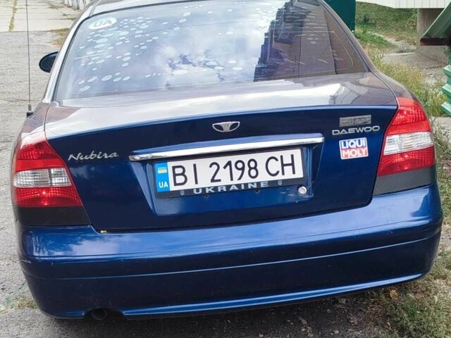 Синій Деу Нубіра, об'ємом двигуна 2 л та пробігом 200 тис. км за 1390 $, фото 1 на Automoto.ua