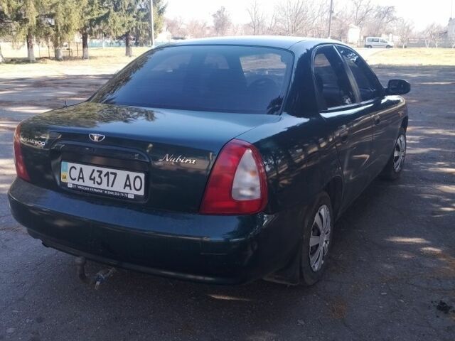 Зеленый Дэу Нубира, объемом двигателя 1.6 л и пробегом 230 тыс. км за 1999 $, фото 3 на Automoto.ua