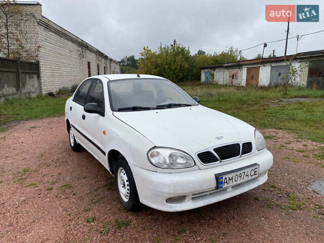 Белый Дэу Сенс, объемом двигателя 1.3 л и пробегом 204 тыс. км за 1000 $, фото 1 на Automoto.ua