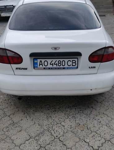 Белый Дэу Сенс, объемом двигателя 1.3 л и пробегом 168 тыс. км за 1000 $, фото 1 на Automoto.ua