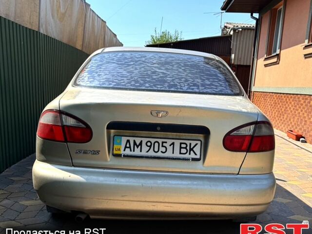 Бежевий Деу Сенс, об'ємом двигуна 1.3 л та пробігом 380 тис. км за 1200 $, фото 1 на Automoto.ua