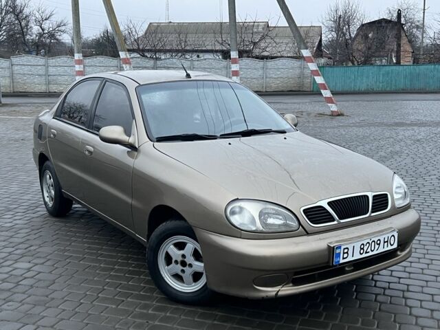 Бежевий Деу Сенс, об'ємом двигуна 1.3 л та пробігом 143 тис. км за 1899 $, фото 1 на Automoto.ua