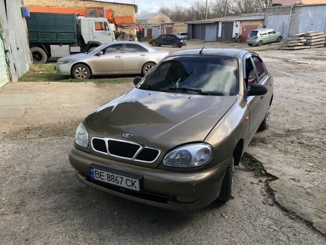 Бежевий Деу Сенс, об'ємом двигуна 1.3 л та пробігом 221 тис. км за 2000 $, фото 1 на Automoto.ua