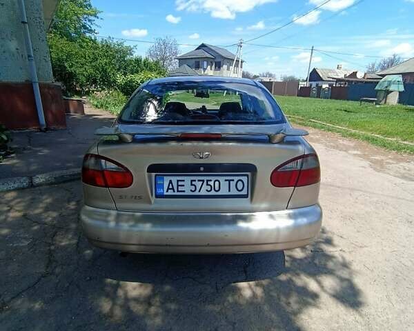 Бежевий Деу Сенс, об'ємом двигуна 1.3 л та пробігом 250 тис. км за 2000 $, фото 1 на Automoto.ua