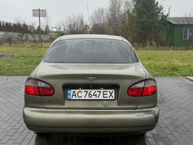 Бежевый Дэу Сенс, объемом двигателя 1.3 л и пробегом 210 тыс. км за 1700 $, фото 3 на Automoto.ua