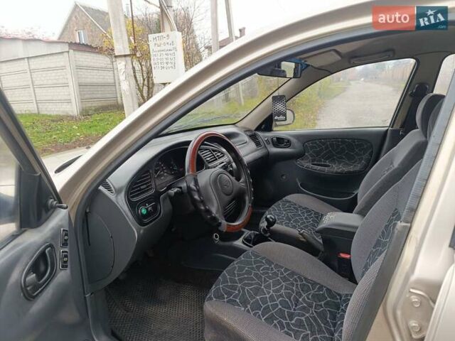 Бежевий Деу Сенс, об'ємом двигуна 1.3 л та пробігом 285 тис. км за 1300 $, фото 3 на Automoto.ua