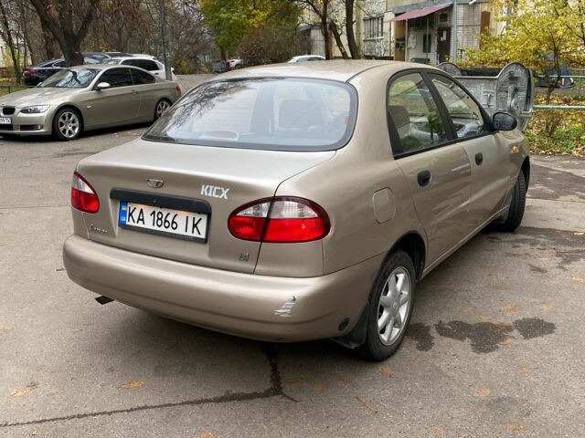 Бежевий Деу Сенс, об'ємом двигуна 1.4 л та пробігом 73 тис. км за 2000 $, фото 3 на Automoto.ua