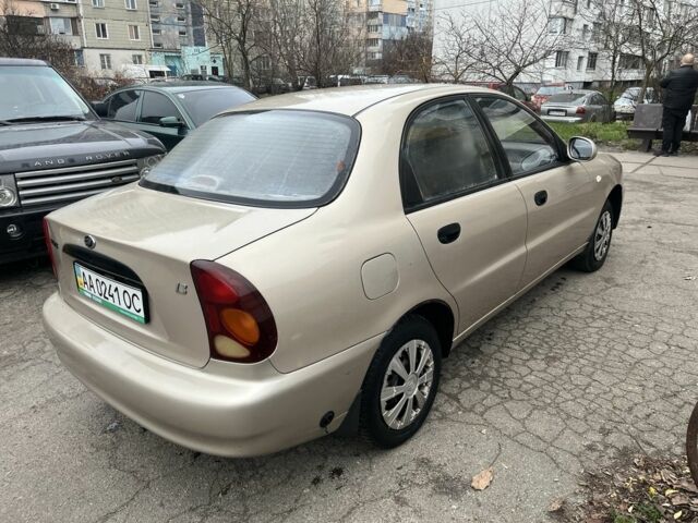 Бежевый Дэу Сенс, объемом двигателя 1.3 л и пробегом 94 тыс. км за 2800 $, фото 4 на Automoto.ua