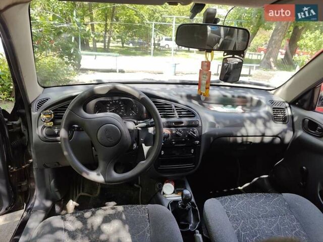 Черный Дэу Сенс, объемом двигателя 1.3 л и пробегом 174 тыс. км за 2200 $, фото 6 на Automoto.ua