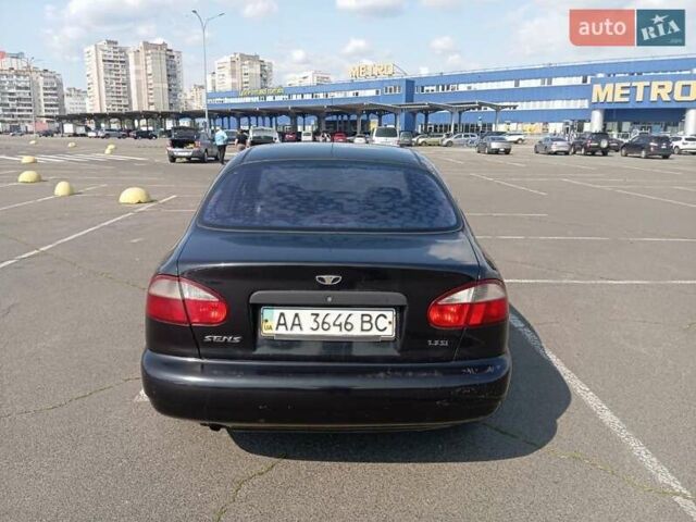 Чорний Деу Сенс, об'ємом двигуна 1.3 л та пробігом 200 тис. км за 2200 $, фото 2 на Automoto.ua