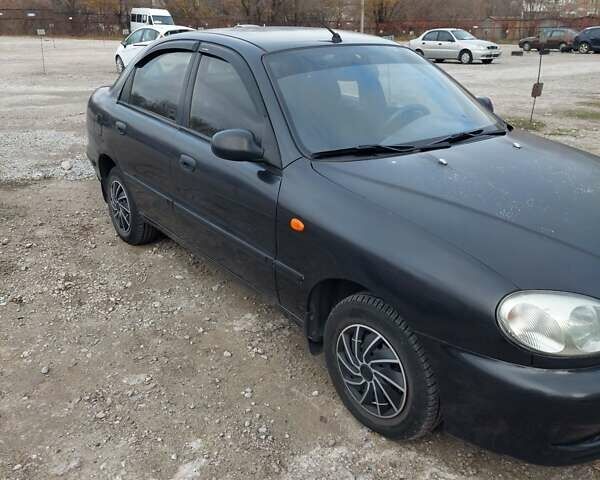 Черный Дэу Сенс, объемом двигателя 1.3 л и пробегом 188 тыс. км за 1600 $, фото 1 на Automoto.ua