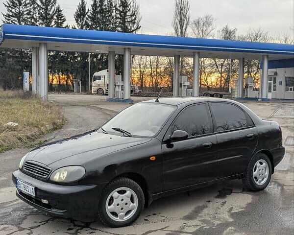 Черный Дэу Сенс, объемом двигателя 1.3 л и пробегом 400 тыс. км за 1750 $, фото 1 на Automoto.ua