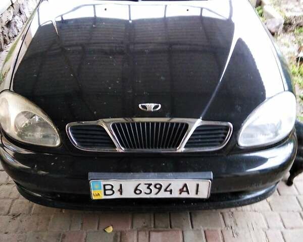 Чорний Деу Сенс, об'ємом двигуна 1.3 л та пробігом 250 тис. км за 1800 $, фото 1 на Automoto.ua