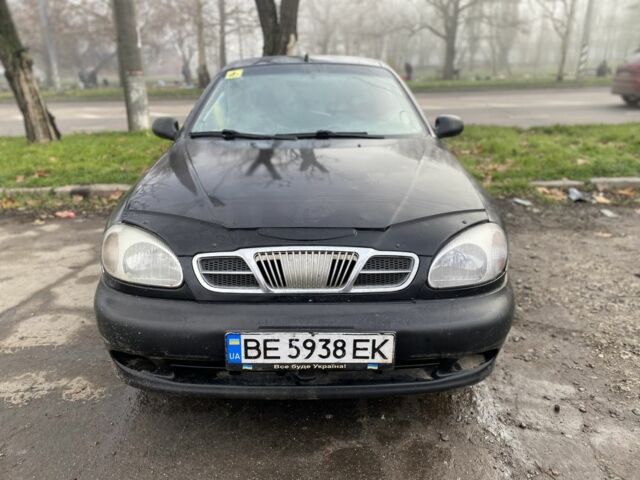 Черный Дэу Сенс, объемом двигателя 1.3 л и пробегом 190 тыс. км за 1000 $, фото 1 на Automoto.ua