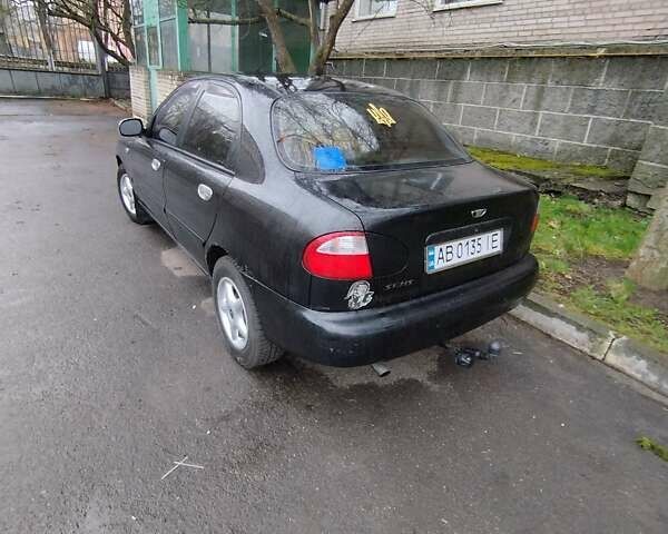 Черный Дэу Сенс, объемом двигателя 1.3 л и пробегом 201 тыс. км за 2300 $, фото 1 на Automoto.ua