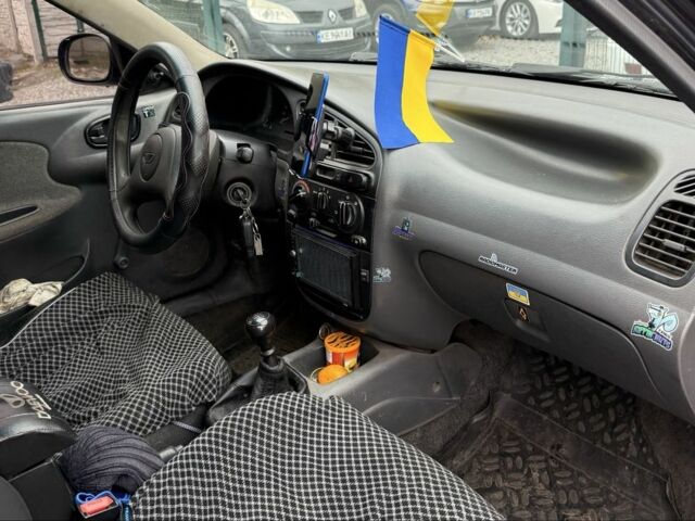 Чорний Деу Сенс, об'ємом двигуна 1.4 л та пробігом 250 тис. км за 1099 $, фото 7 на Automoto.ua