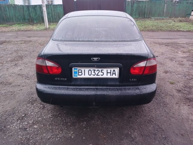 Чорний Деу Сенс, об'ємом двигуна 1.3 л та пробігом 121 тис. км за 1700 $, фото 5 на Automoto.ua