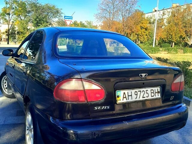 Черный Дэу Сенс, объемом двигателя 1.3 л и пробегом 186 тыс. км за 1160 $, фото 3 на Automoto.ua