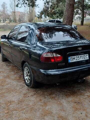 Черный Дэу Сенс, объемом двигателя 1.3 л и пробегом 205 тыс. км за 1900 $, фото 1 на Automoto.ua