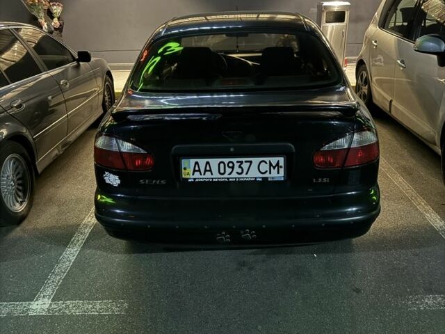 Чорний Деу Сенс, об'ємом двигуна 1.3 л та пробігом 140 тис. км за 1000 $, фото 4 на Automoto.ua