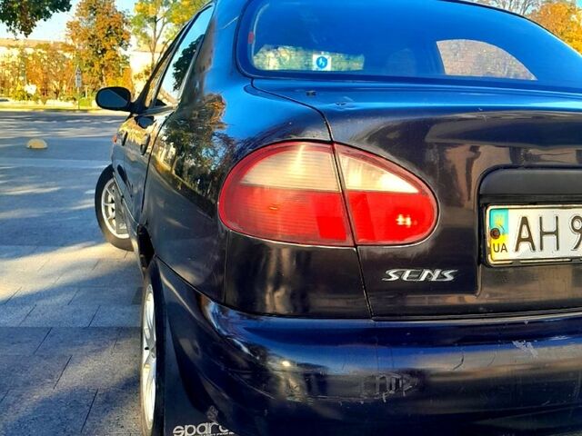 Черный Дэу Сенс, объемом двигателя 1.3 л и пробегом 186 тыс. км за 1160 $, фото 2 на Automoto.ua