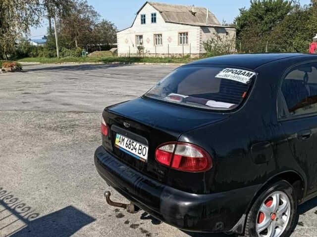 Черный Дэу Сенс, объемом двигателя 1.3 л и пробегом 200 тыс. км за 1400 $, фото 3 на Automoto.ua