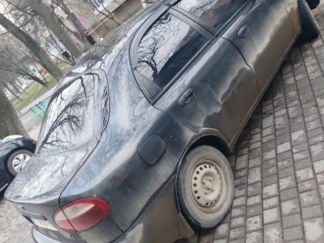 Черный Дэу Сенс, объемом двигателя 1.4 л и пробегом 320 тыс. км за 1500 $, фото 3 на Automoto.ua