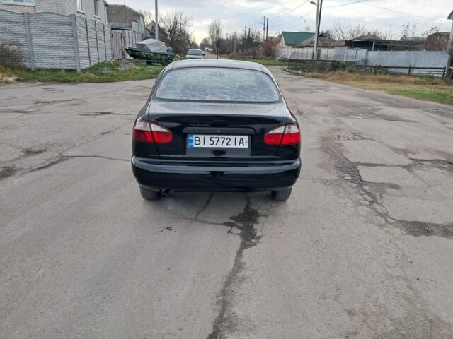 Черный Дэу Сенс, объемом двигателя 1.4 л и пробегом 100 тыс. км за 2000 $, фото 1 на Automoto.ua