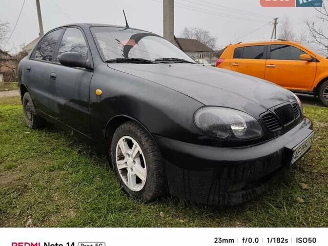 Черный Дэу Сенс, объемом двигателя 1.6 л и пробегом 230 тыс. км за 2000 $, фото 2 на Automoto.ua