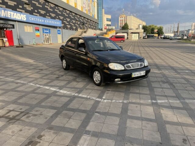 Черный Дэу Сенс, объемом двигателя 1.5 л и пробегом 193 тыс. км за 2100 $, фото 1 на Automoto.ua