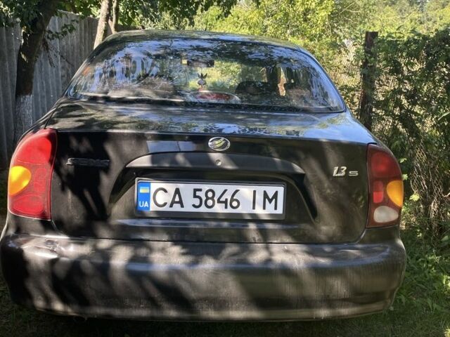 Чорний Деу Сенс, об'ємом двигуна 1.3 л та пробігом 198 тис. км за 2000 $, фото 2 на Automoto.ua