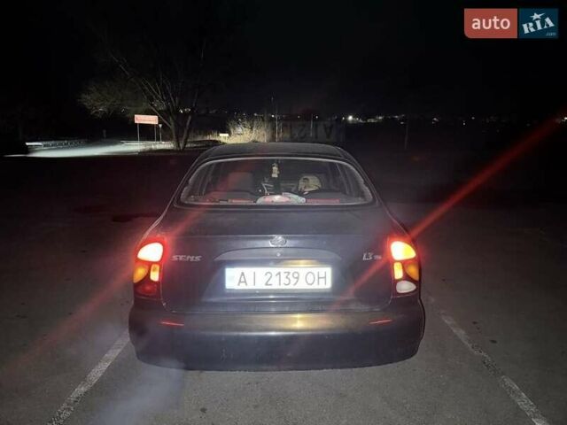 Чорний Деу Сенс, об'ємом двигуна 1.3 л та пробігом 80 тис. км за 1400 $, фото 1 на Automoto.ua