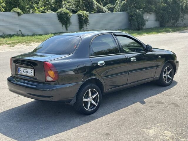 Черный Дэу Сенс, объемом двигателя 1.5 л и пробегом 130 тыс. км за 2400 $, фото 5 на Automoto.ua