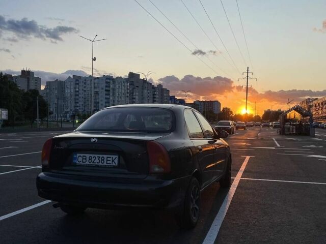 Черный Дэу Сенс, объемом двигателя 1.6 л и пробегом 168 тыс. км за 2400 $, фото 4 на Automoto.ua