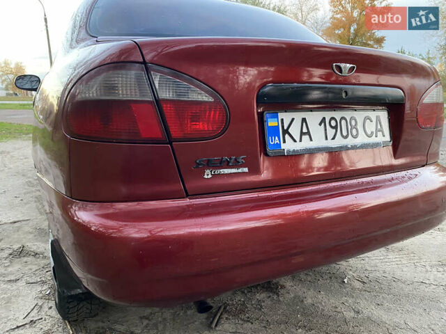 Красный Дэу Сенс, объемом двигателя 1.3 л и пробегом 297 тыс. км за 1600 $, фото 4 на Automoto.ua